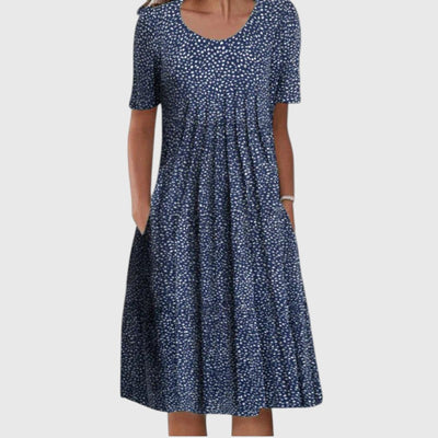 Daisy | Meadow Bloom Pleated Midi Dress