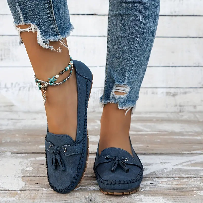 Harper | Soft Tassel Moccasin Loafers