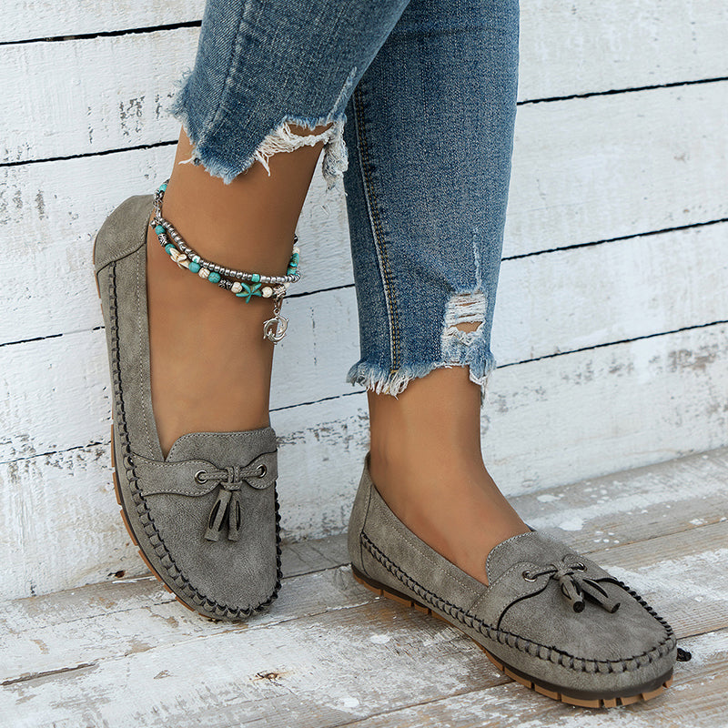 Harper | Soft Tassel Moccasin Loafers