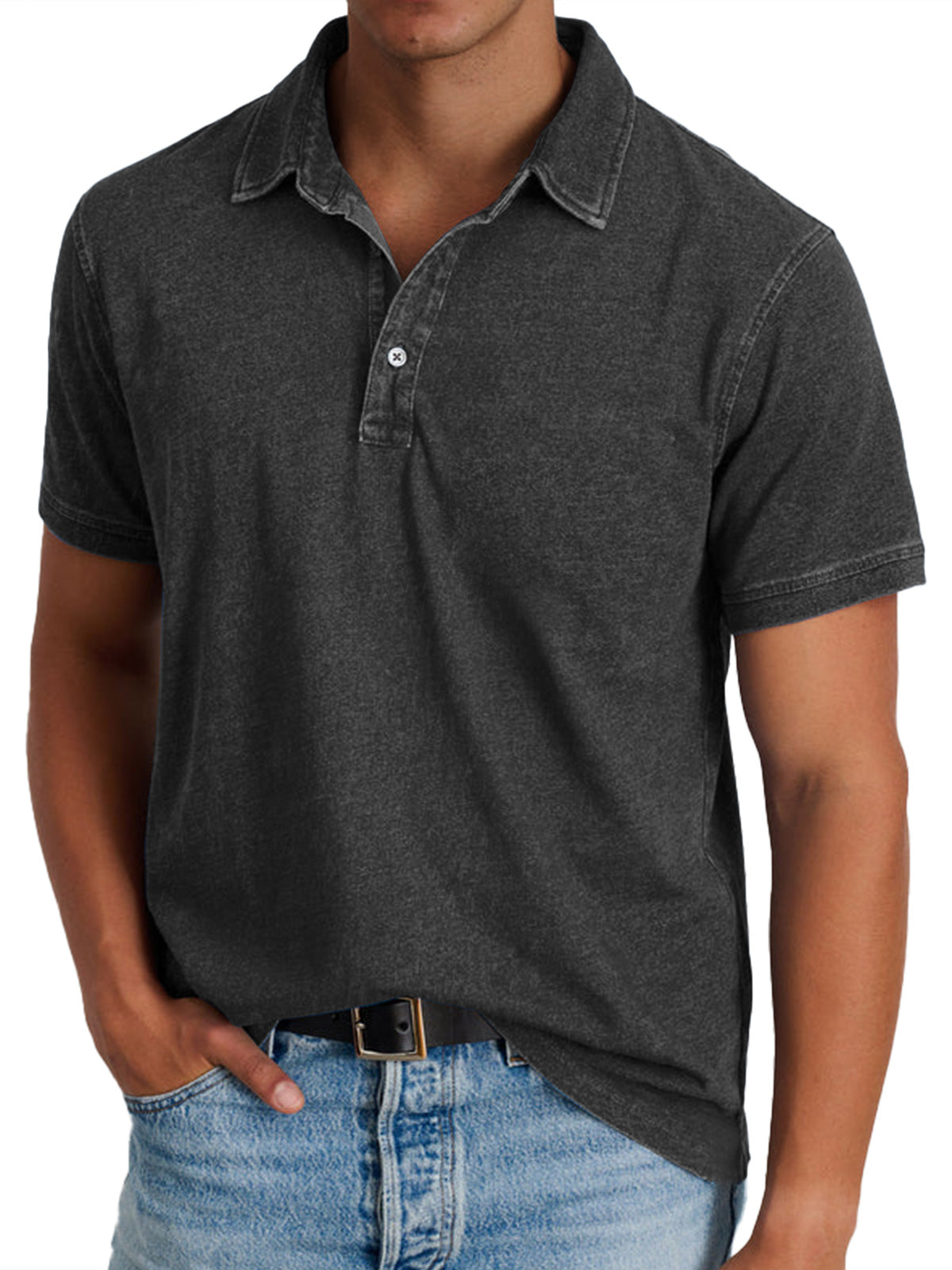 Mason | Classic Stone-Wash Polo Shirt
