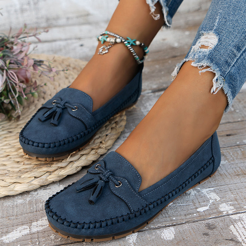 Harper | Soft Tassel Moccasin Loafers