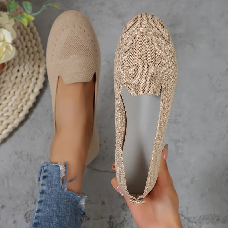 Ellie | Breathable Knit Comfort Loafers