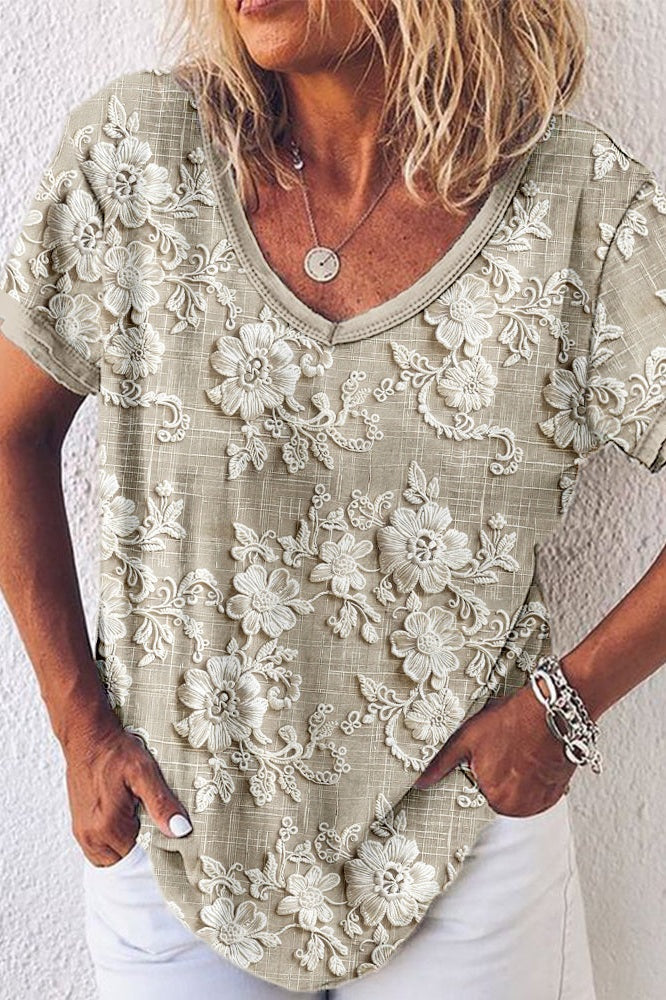 Chloe | Sunset Petal Tee