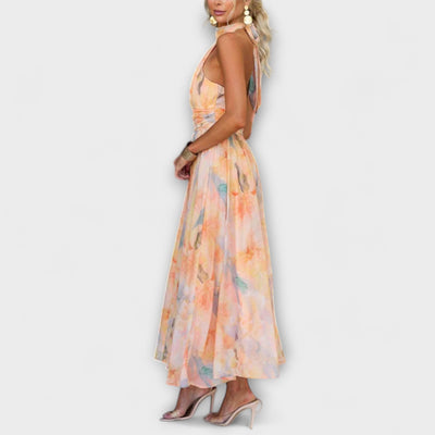 Naira | Watercolor Maxi Dress