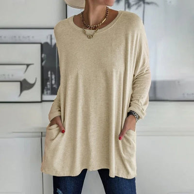 Morgan | Relaxed Long Sleeve Tunic Top