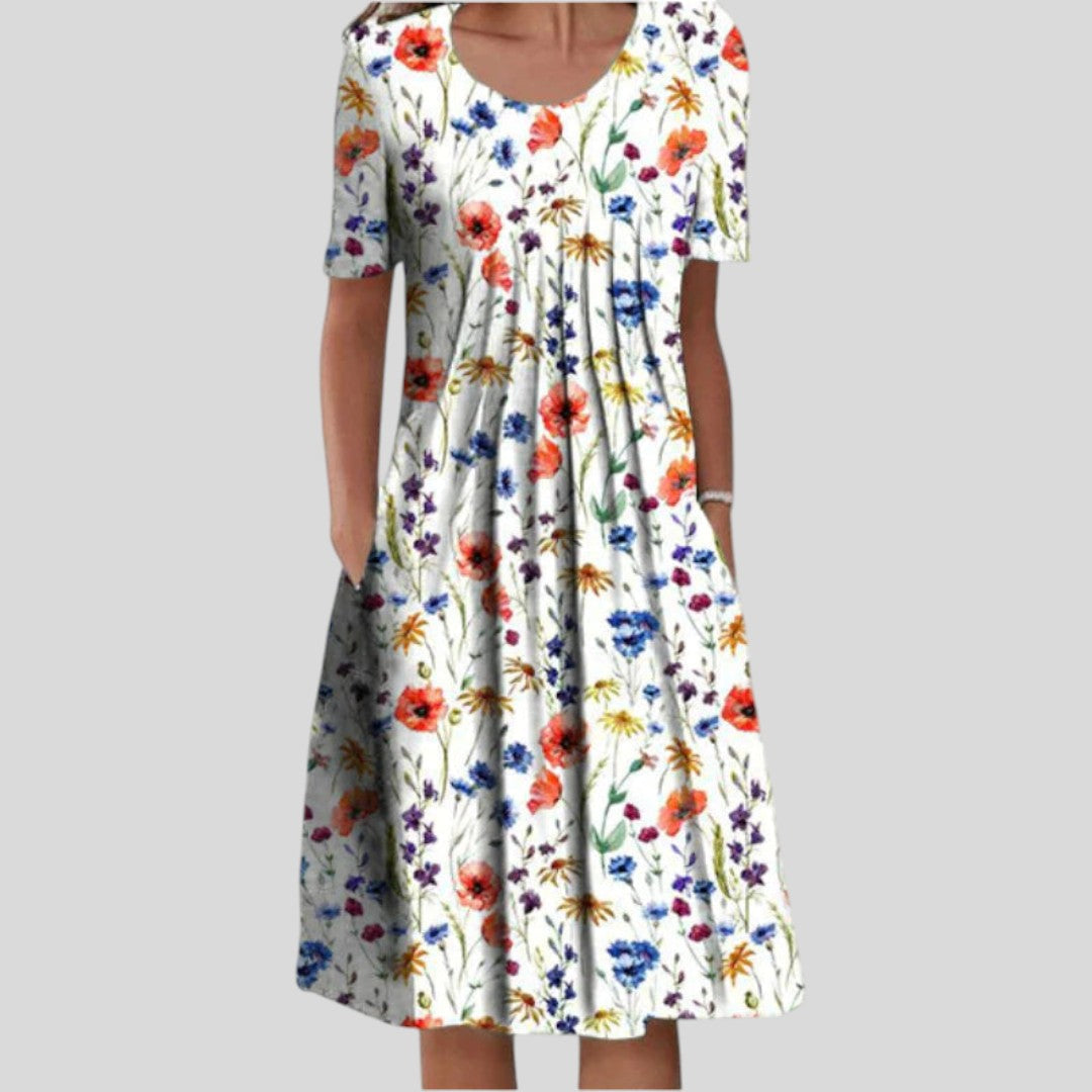 Viola | Elegant Floral Dress
