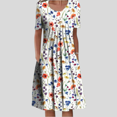 Viola | Elegant Floral Dress