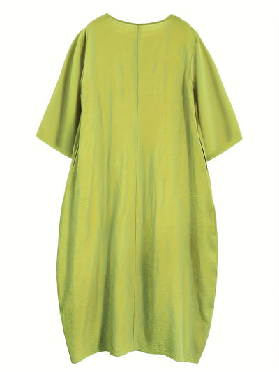 Ellie | Seven-Sleeve Casual Long Dress