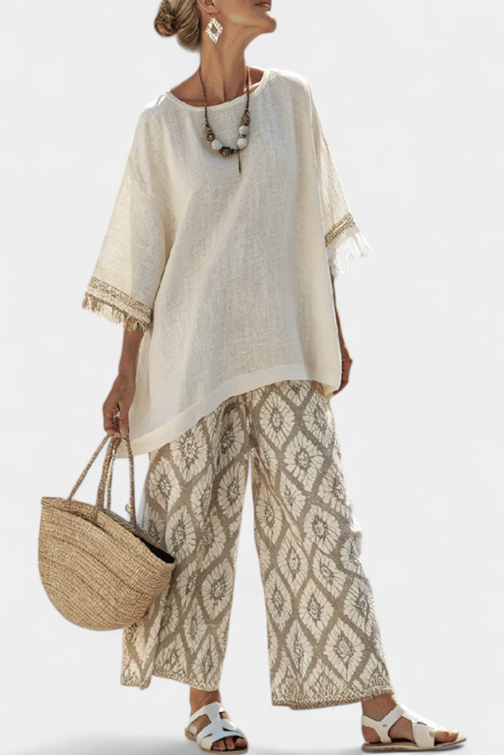 Charlotte | Boho Chic Printed Co‑ord