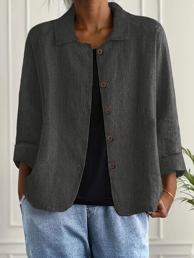 Clara | Casual Button-Up Jacket