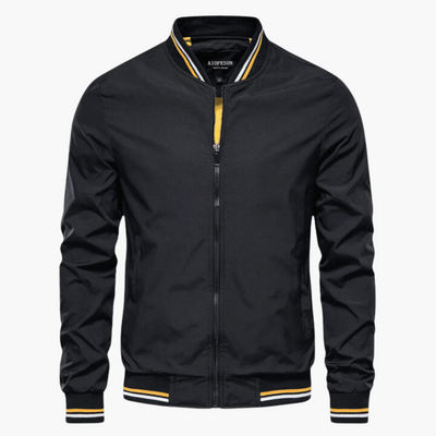 Easton | Classic Varsity-Trim Windbreaker Jacket