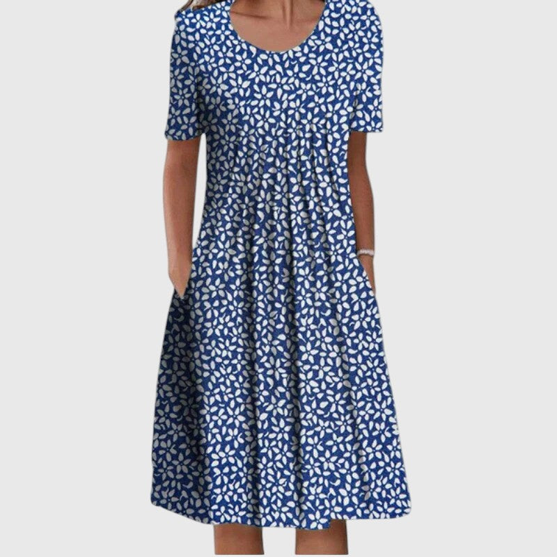 Daisy | Meadow Bloom Pleated Midi Dress