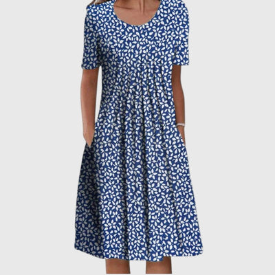 Daisy | Meadow Bloom Pleated Midi Dress