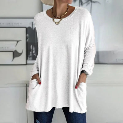 Morgan | Relaxed Long Sleeve Tunic Top