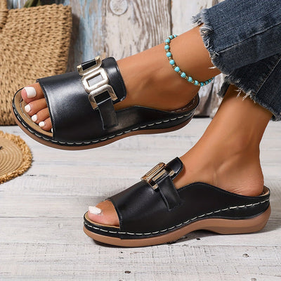 Brielle | Luxe Comfort Buckle Sandals