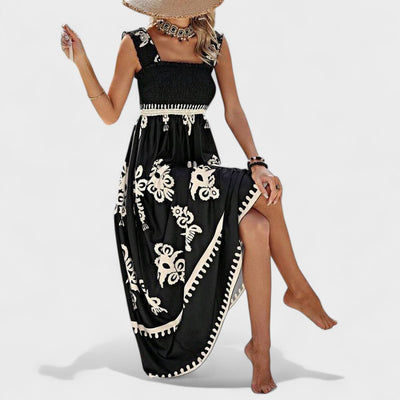 Liora | Smocked Bodice Maxi Dress
