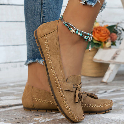 Harper | Soft Tassel Moccasin Loafers