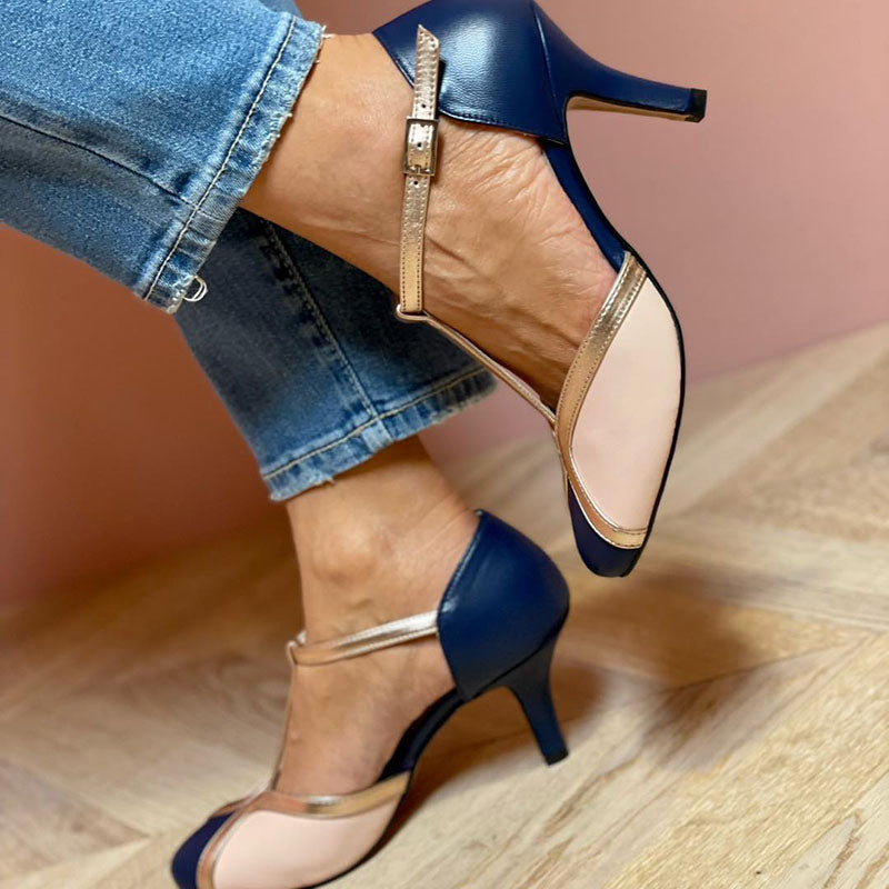 Vivienne | Vintage Chic T-Strap Heels
