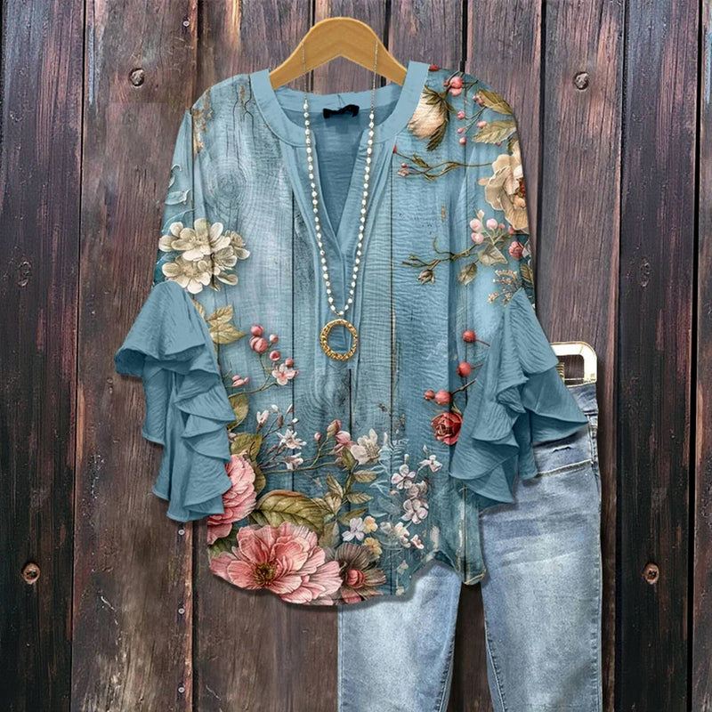 Hazel | Pastel Flow Style Blouse