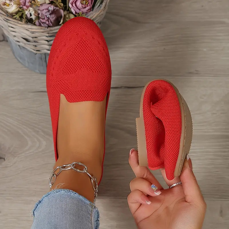 Ellie | Breathable Knit Comfort Loafers