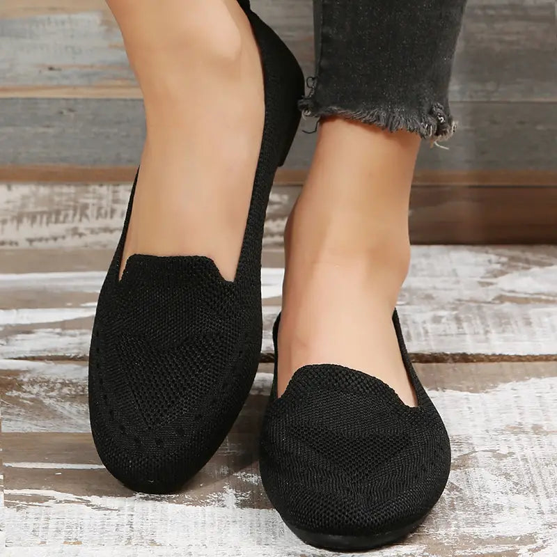 Ellie | Breathable Knit Comfort Loafers