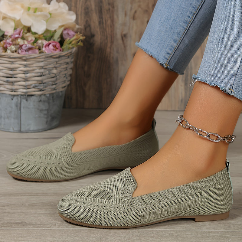 Ellie | Breathable Knit Comfort Loafers
