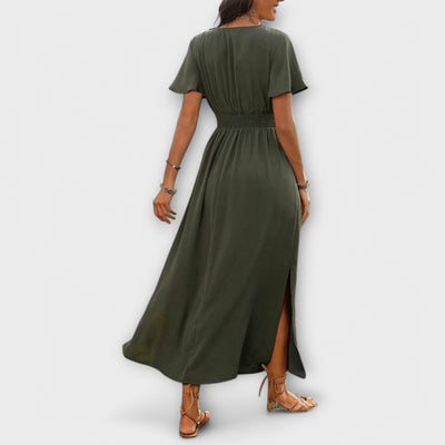 Heather | Boho Longline Flowy Dress