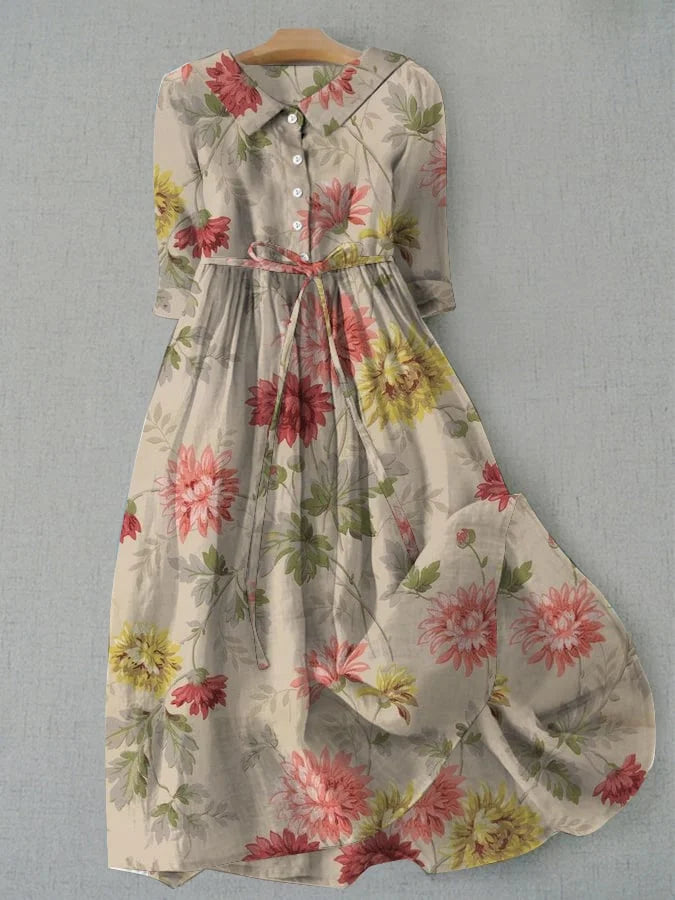 Evelina | Breathable Cotton-Linen Dress