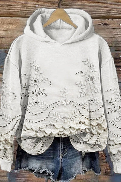 Jenna | Lace Meadow Hoodie