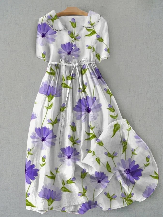 Elara | Cooling Cotton-Linen Dress