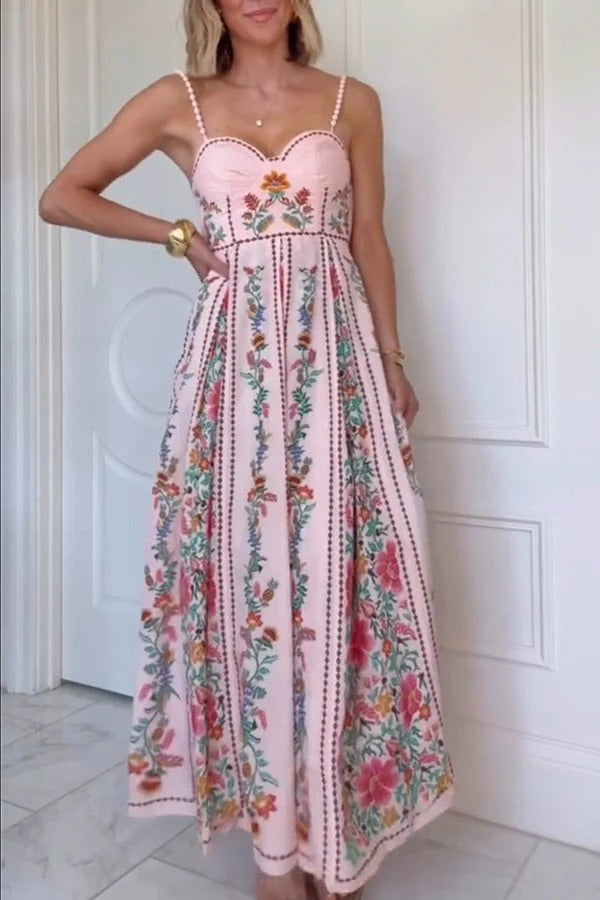 Elaya | Tiered Boho Maxi Dress