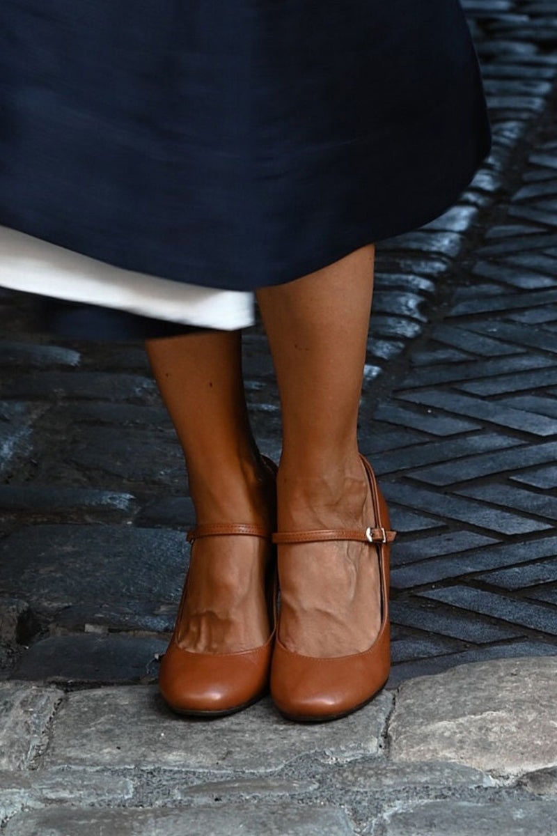 Camilla | Elegant Strappy Sandals with Compact Heel