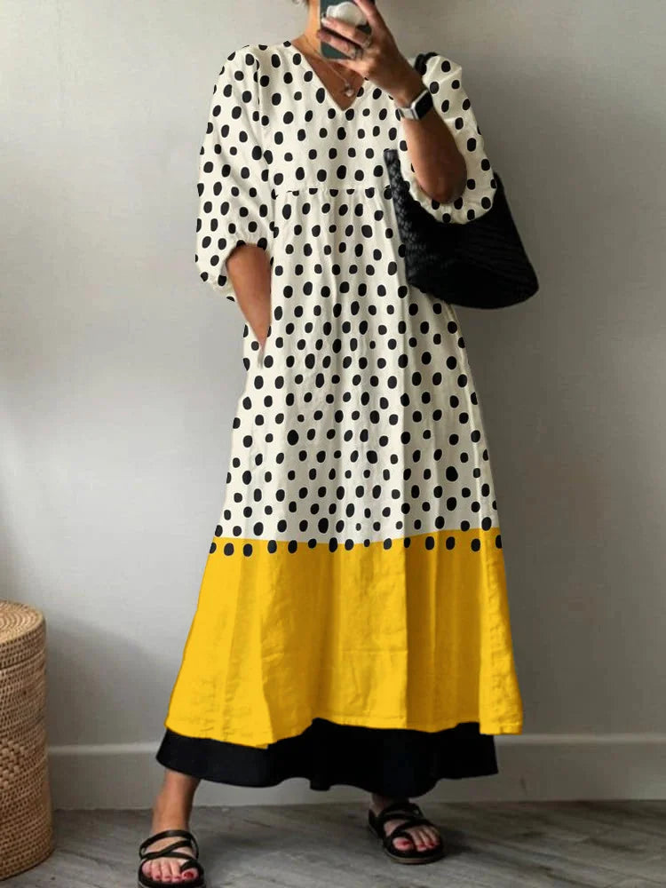 Amelia | Soft Petal Print Dress