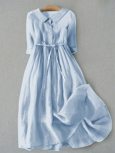 Adeline | Flattering Waist-Tie Dress