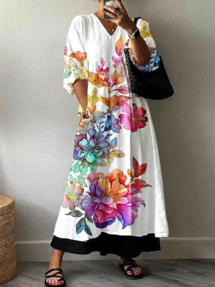 Hazel | Classic Floral Day Dress