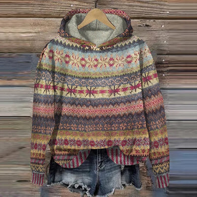Anja | Ethnic Pattern Sweater