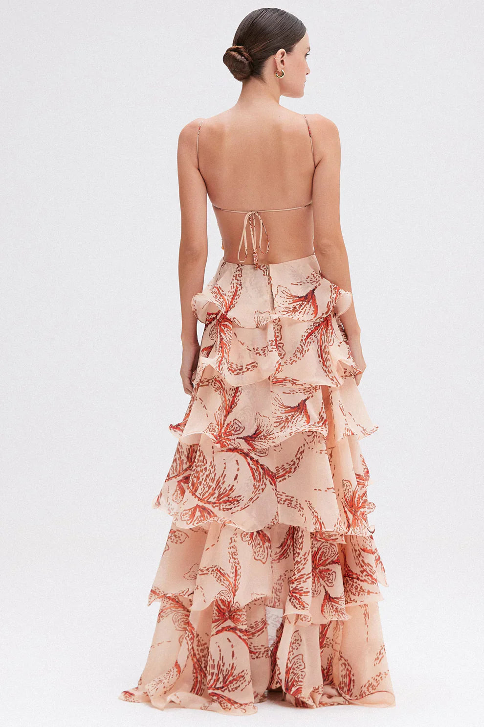 Maëlle | Ruffle Detail Midi Dress