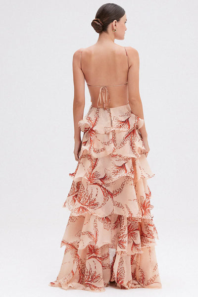 Maëlle | Ruffle Detail Midi Dress