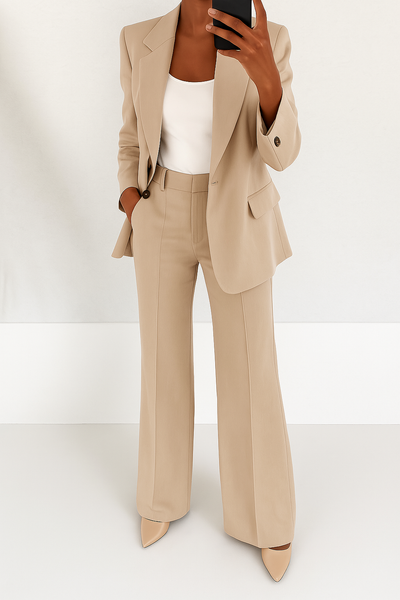 Isla | Tailored Blue Power Suit Set