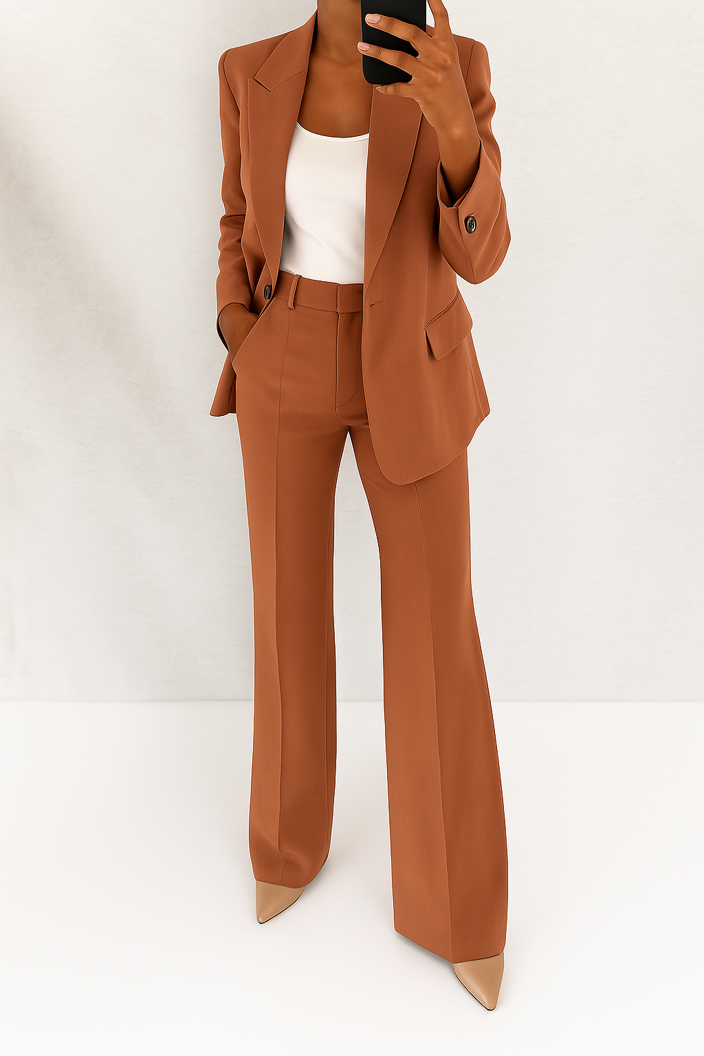 Isla | Tailored Blue Power Suit Set