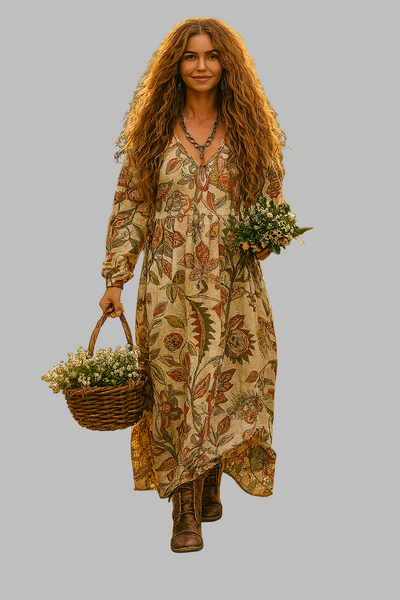 Juri | Long Sleeve Simple Dress