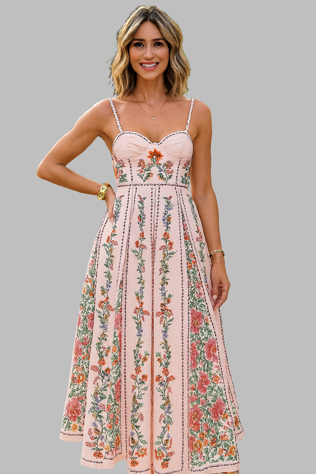 Elaya | Tiered Boho Maxi Dress