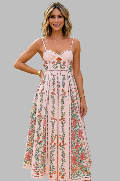 Elaya | Tiered Boho Maxi Dress