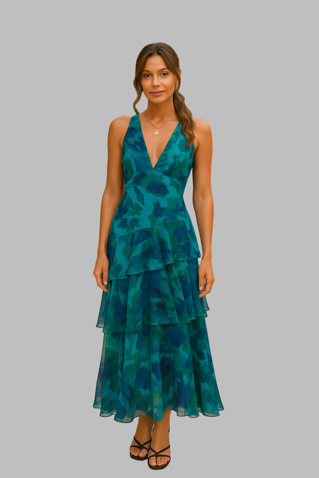 Domenica | Elegant Chiffon Dress