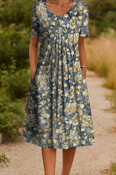 Lunaria | Lightweight Flow Midi Dress