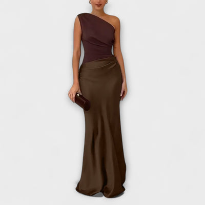 Levana | One-Shoulder Pleated Dress