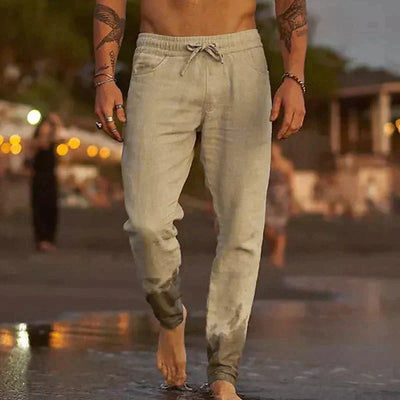 Jaxon | Coastal Relaxed Linen Joggers