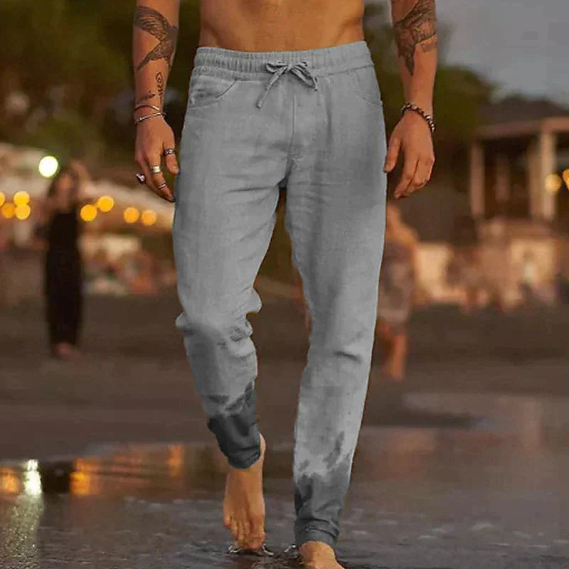 Jaxon | Coastal Relaxed Linen Joggers