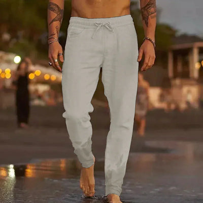 Jaxon | Coastal Relaxed Linen Joggers