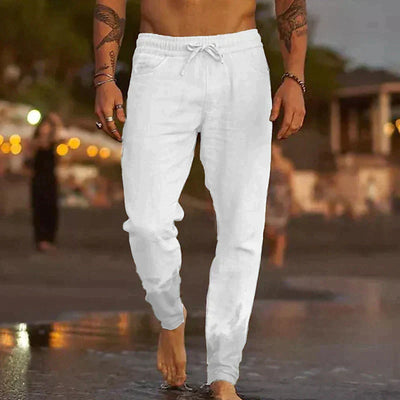 Jaxon | Coastal Relaxed Linen Joggers